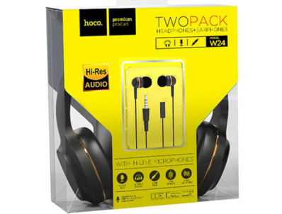 hoco W24  Headphones+earphones